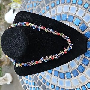 Colorful Crystal Beaded Necklace